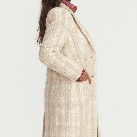 LoveShackFancy Asyrn Coat in Winter White - Picture 4 of 5